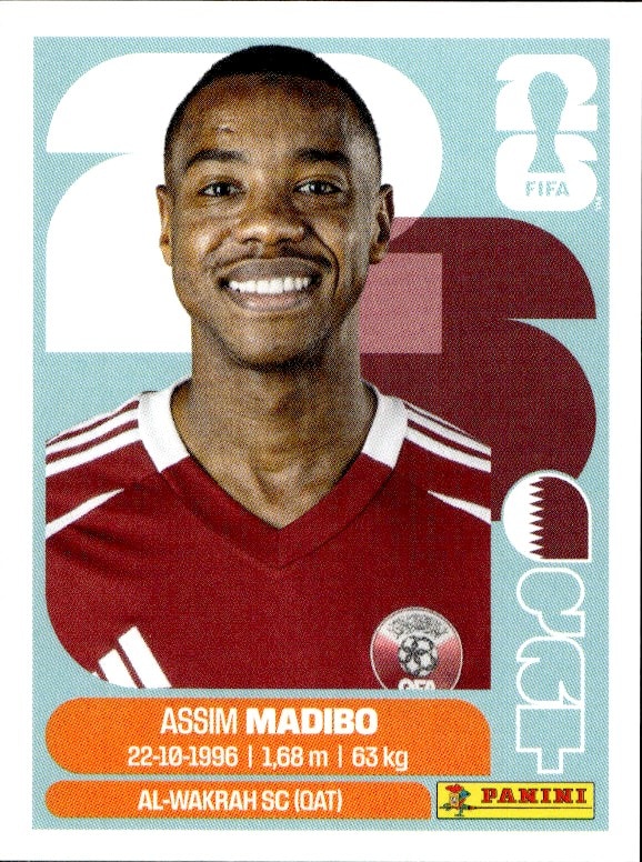 2026 Panini FIFA World Cup Assim Madibo #QAT 11 trading card
