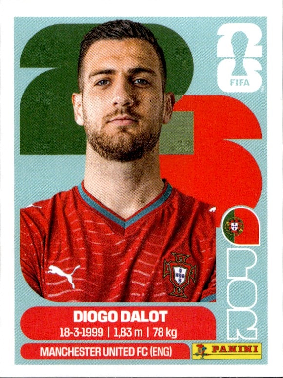 2026 Panini FIFA World Cup Diogo Dalot #POR 6 trading card