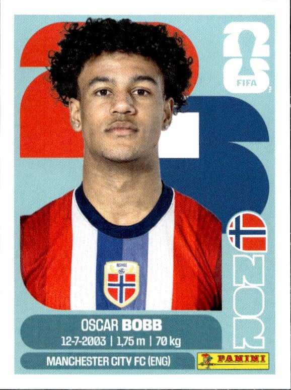 2026 Panini FIFA World Cup Oscar Bobb #NOR 20 trading card