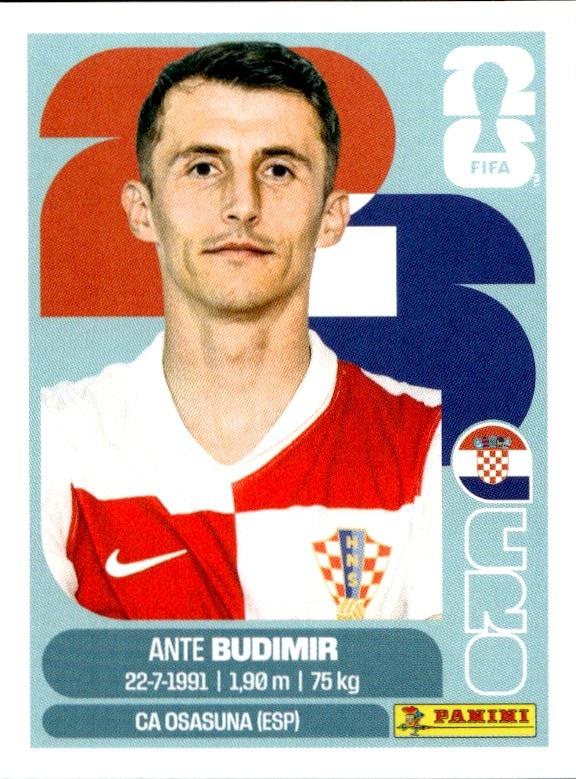 2026 Panini FIFA World Cup Ante Budimir #CRO 18 trading card