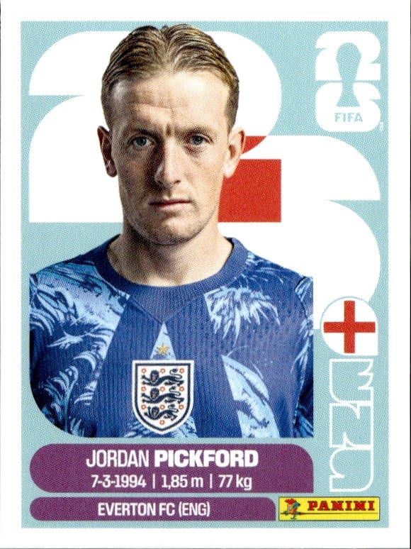2026 Panini FIFA World Cup Jordan Pickford #ENG 2 trading card