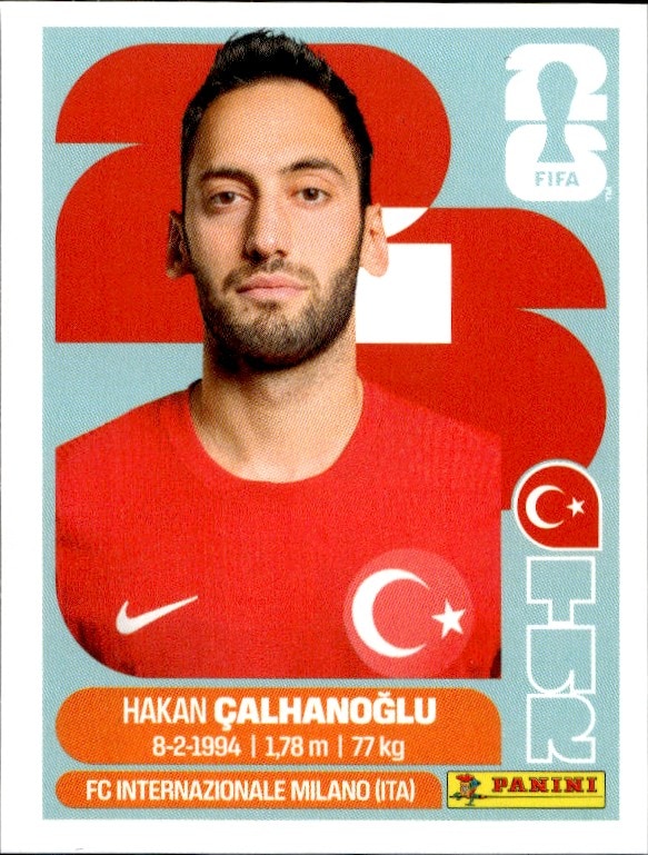 2026 Panini FIFA World Cup Hakan Çalhanoğlu #TUR 11 trading card