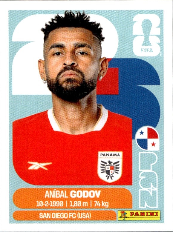 2026 Panini FIFA World Cup Aníbal Godoy #PAN 11 trading card