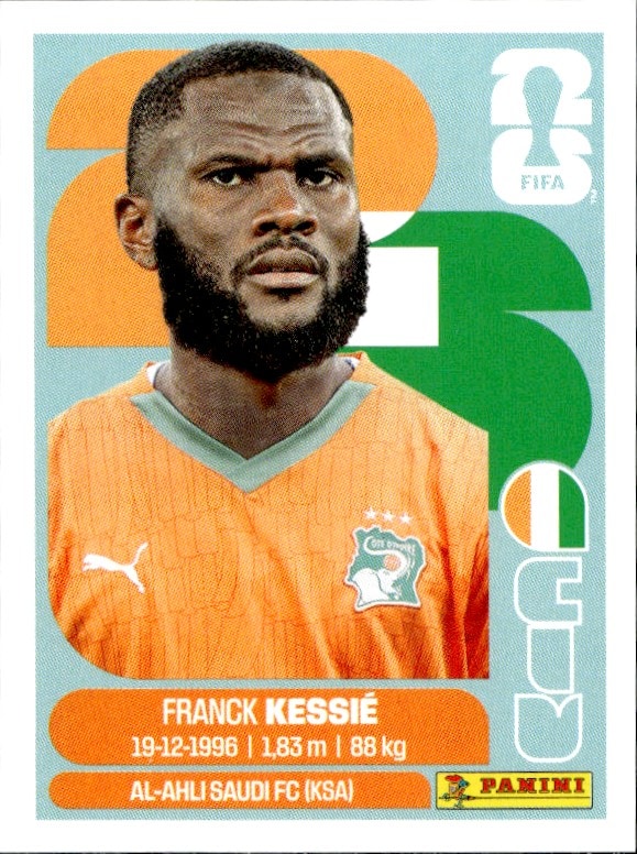 2026 Panini FIFA World Cup Franck Kessié #CIV 10 trading card