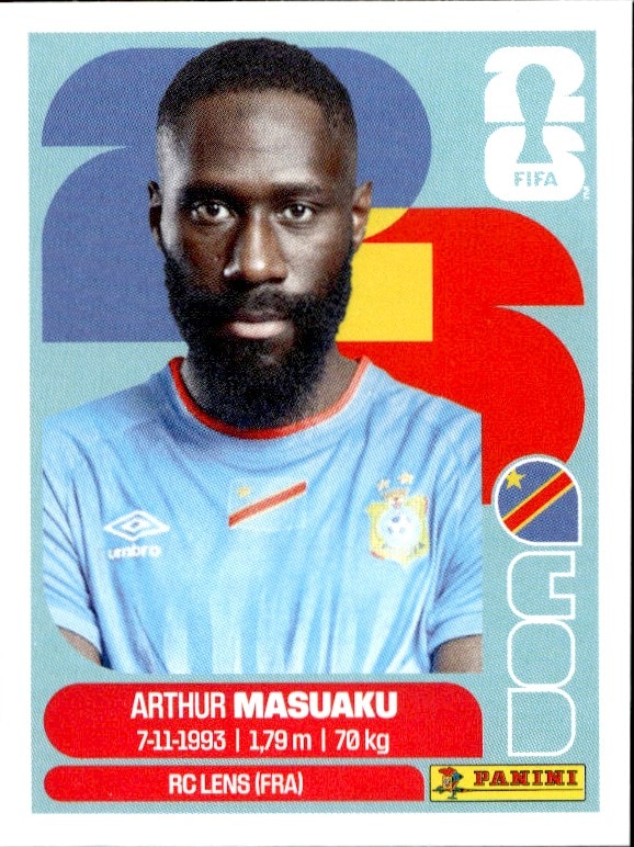 2026 Panini FIFA World Cup Arthur Masuaku #COD 5 trading card