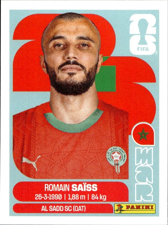 2026 Panini FIFA World Cup Romain Saïss #MAR 7 trading card