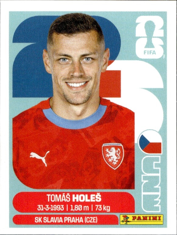 2026 Panini FIFA World Cup Tomáš Holeš #CZE 7 trading card