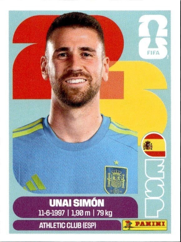 2026 Panini FIFA World Cup Unai Simón #ESP 2 trading card