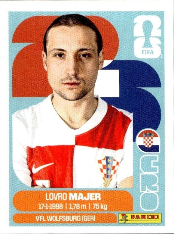 2026 Panini FIFA World Cup Lovro Majer #CRO 12 trading card