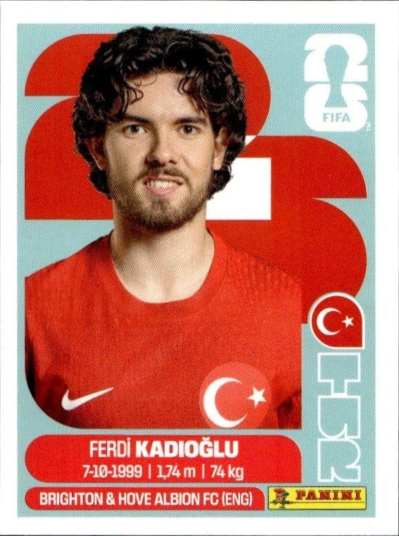 2026 Panini FIFA World Cup Ferdi Kadioglu #TUR 8 trading card