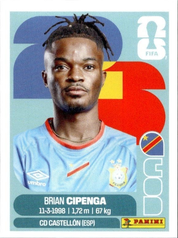 2026 Panini FIFA World Cup Brian Cipenga #COD 17 trading card