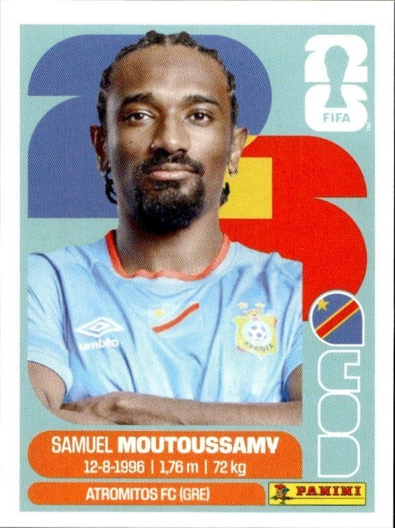 2026 Panini FIFA World Cup Samuel Moutoussamy #COD 11 trading card