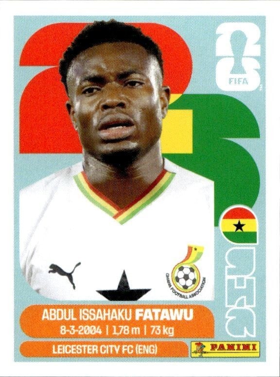 2026 Panini FIFA World Cup Abdul Issahaku Fatawu #GHA 9 trading card
