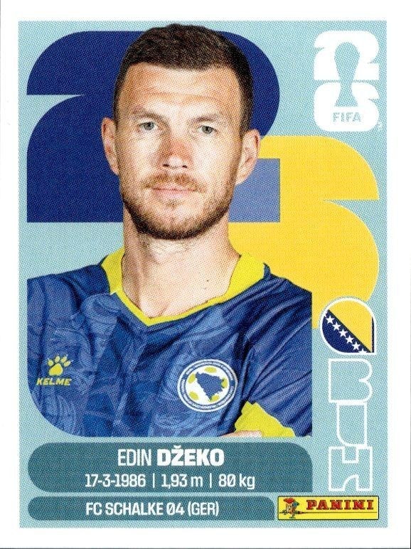 2026 Panini FIFA World Cup Edin Džeko #BIH 18 trading card