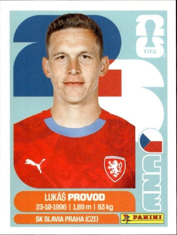 2026 Panini FIFA World Cup Lukáš Provod #CZE 10 trading card