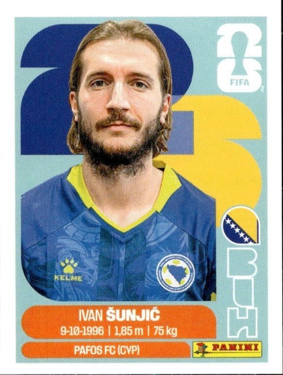 2026 Panini FIFA World Cup Ivan Šunjić #BIH 11 trading card