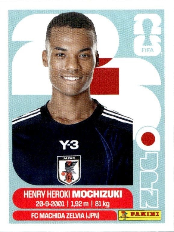 2026 Panini FIFA World Cup Henry Heroki Mochizuki #JPN 3 trading card