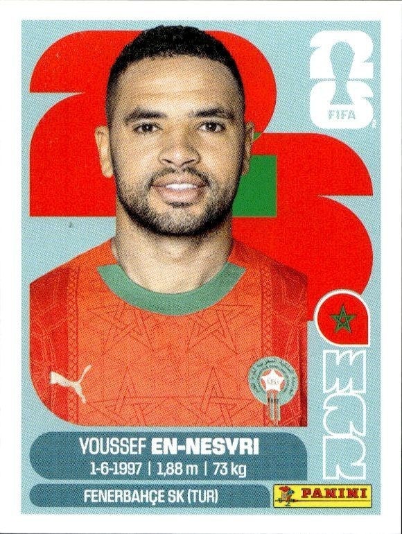 2026 Panini FIFA World Cup Youssef En-Nesyri #MAR 16 trading card