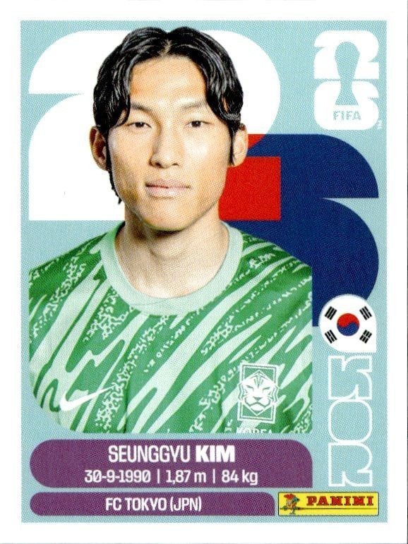 2026 Panini FIFA World Cup Seunggyu Kim #KOR 3 trading card