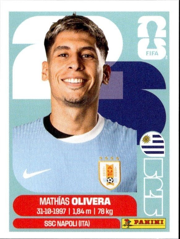 2026 Panini FIFA World Cup Mathías Olivera #URU 7 trading card