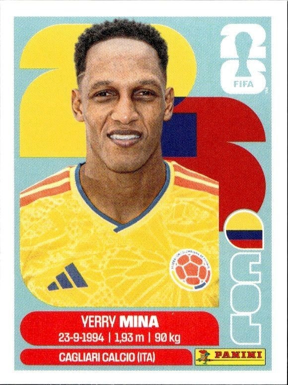 2026 Panini FIFA World Cup Verry Mina #COL 5 trading card