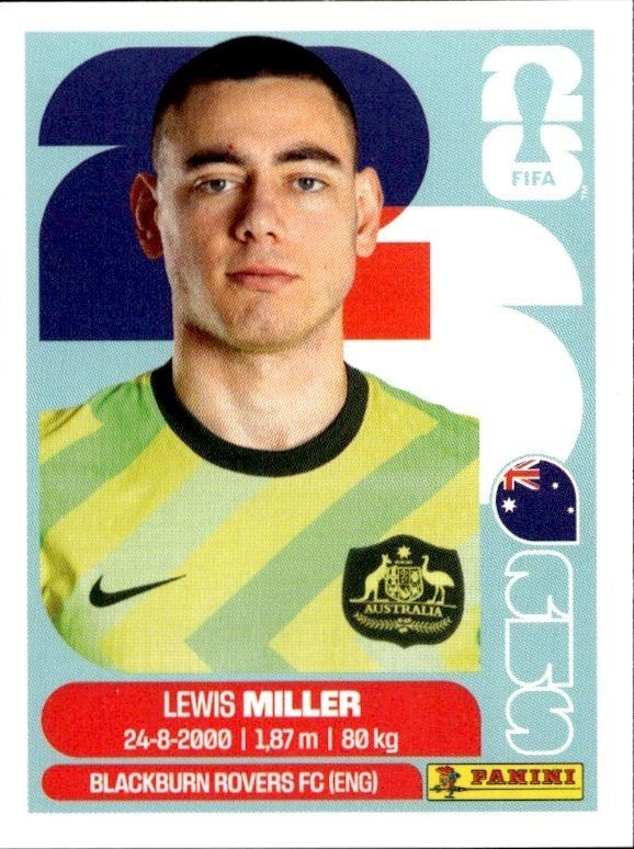 2026 Panini FIFA World Cup Lewis Miller #AUS 9 trading card