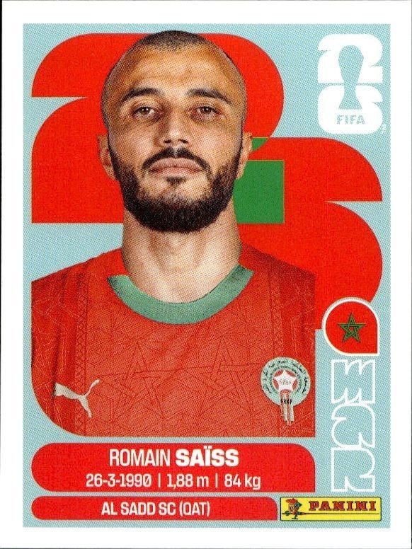 2026 Panini FIFA World Cup Romain Saïss #MAR 7 trading card