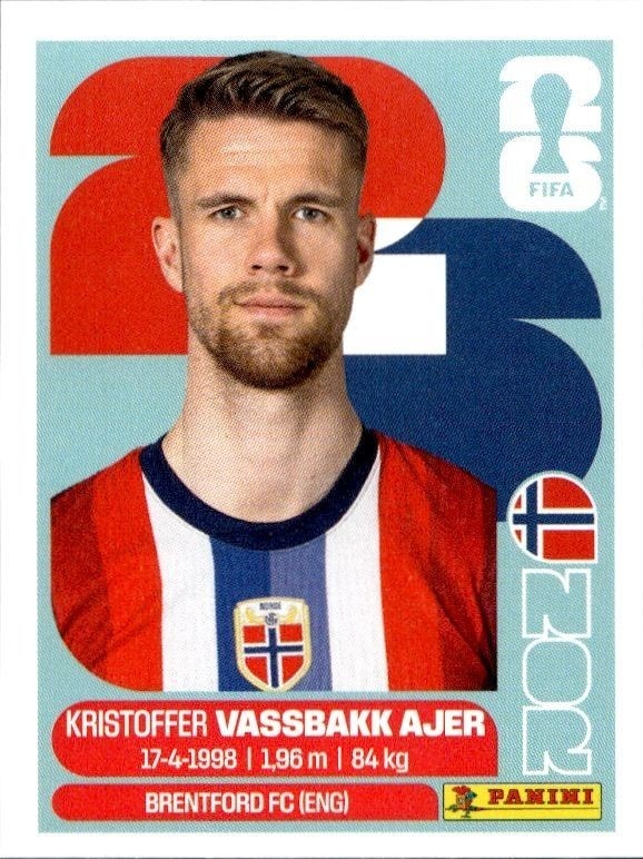 2026 Panini FIFA World Cup Kristoffer Ajer #NOR 5 trading card