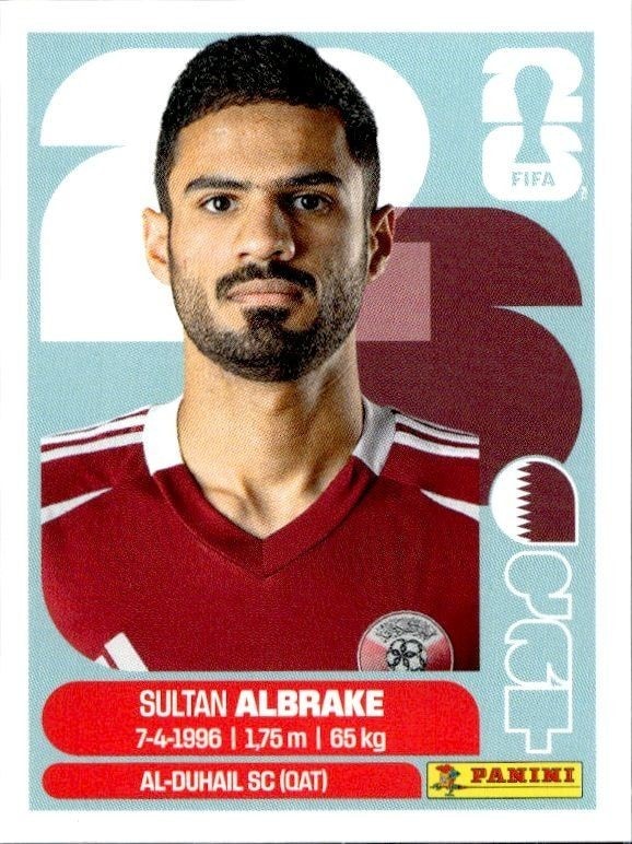 2026 Panini FIFA World Cup Sultan Albrake #QAT 3 trading card