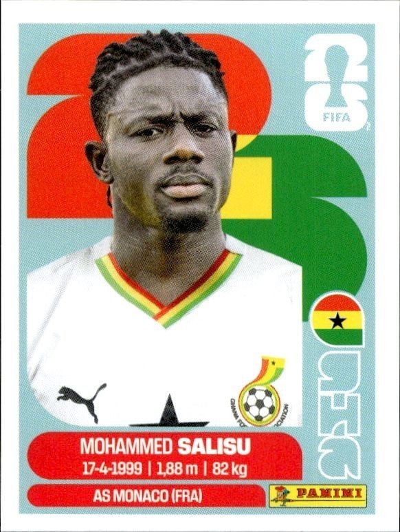 2026 Panini FIFA World Cup Mohammed Salisu #GHA 4 trading card
