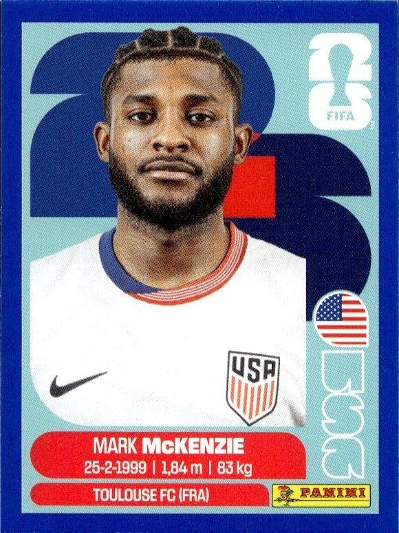 2026 Panini FIFA World Cup Mark McKenzie #USA 5 trading card