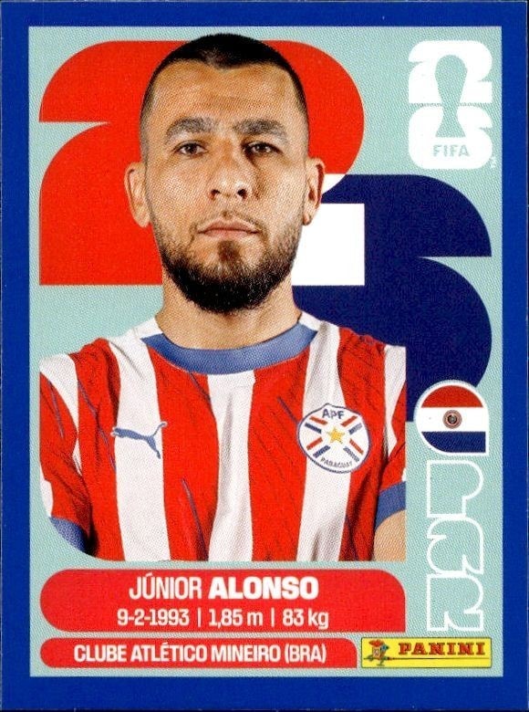 2026 Panini FIFA World Cup Júnior Alonso #PAR 8 trading card