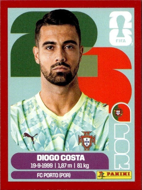 2026 Panini FIFA World Cup Diogo Costa #POR 2 trading card