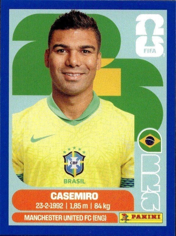 2026 Panini FIFA World Cup Casemiro #BRA 10 trading card