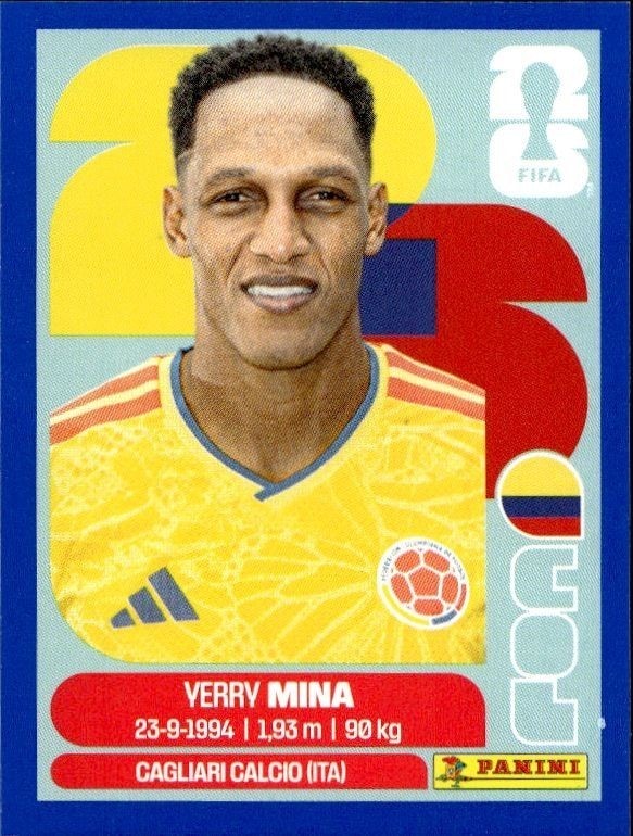 2026 Panini FIFA World Cup Verry Mina #COL 5 trading card