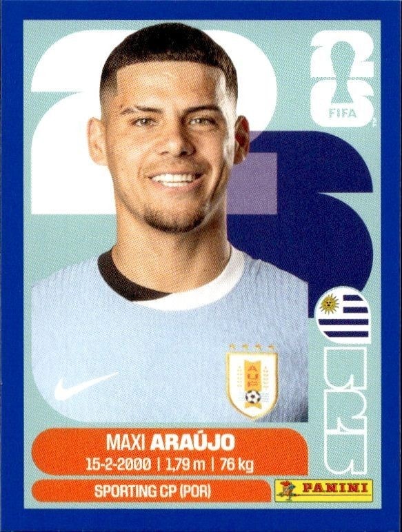 2026 Panini FIFA World Cup Maxi Araújo #URU 16 trading card