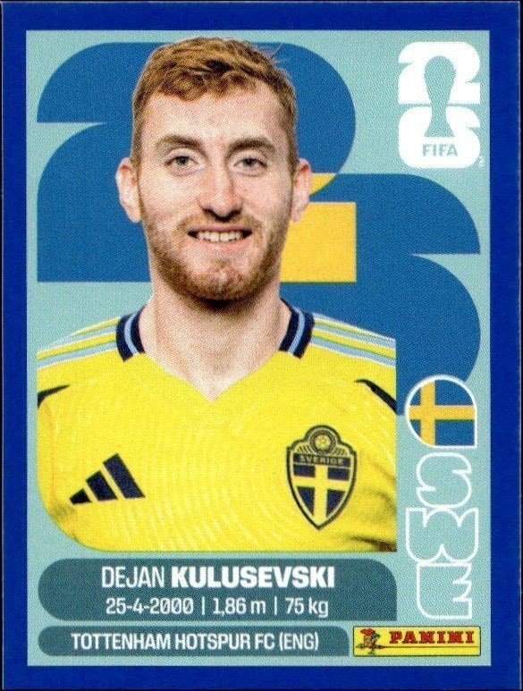 2026 Panini FIFA World Cup Dejan Kulusevski #SWE 17 trading card