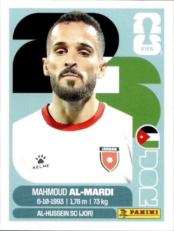 2026 Panini FIFA World Cup Mahmoud Al-Mardi #JOR 17 trading card