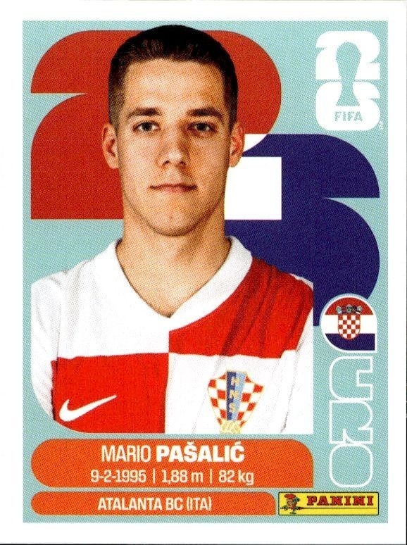 2026 Panini FIFA World Cup Mario Pašalić #CRO 14 trading card