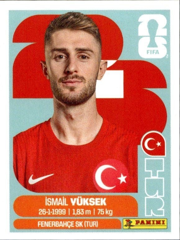 2026 Panini FIFA World Cup İ̇̇̇̇̇̇̇smail Yüksek #TUR 10 trading card