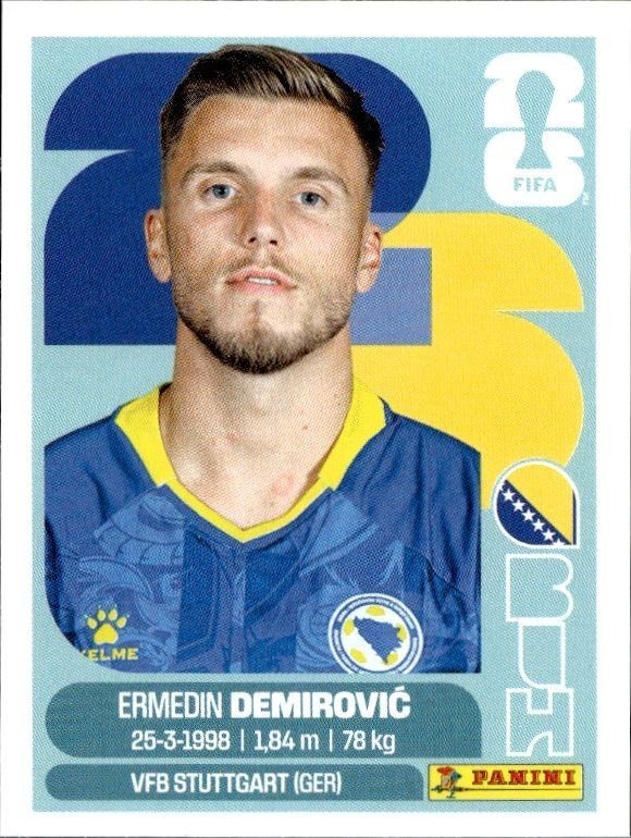 2026 Panini FIFA World Cup Ermedin Demirović #BIH 17 trading card