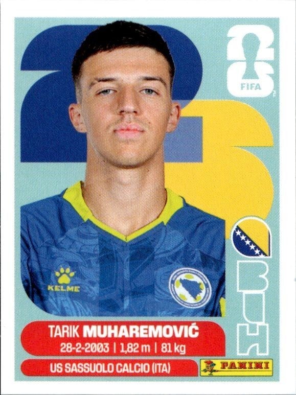 2026 Panini FIFA World Cup Tarik Muharemović #BIH 5 trading card