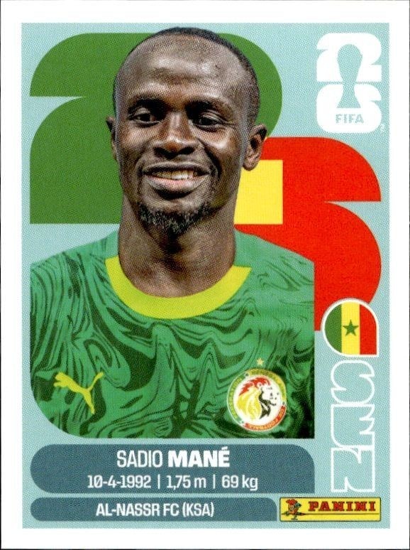 2026 Panini FIFA World Cup Sadio Mané #SEN 15 trading card