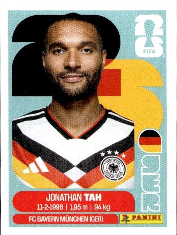 2026 Panini FIFA World Cup Jonathan Tah #GER 3 trading card