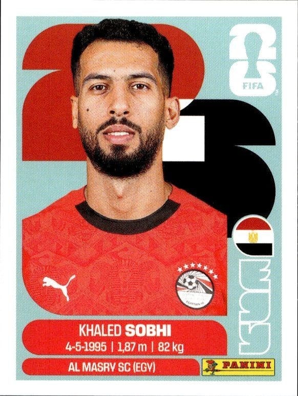 2026 Panini FIFA World Cup Khaled Sobhi #EGY 6 trading card