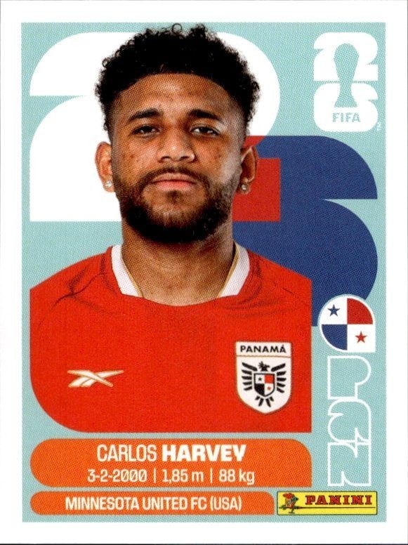 2026 Panini FIFA World Cup Carlos Harvey #PAN 15 trading card