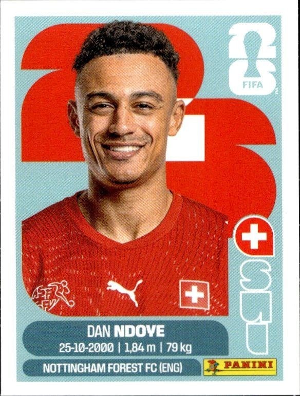 2026 Panini FIFA World Cup Dan Ndoye #SUI 19 trading card