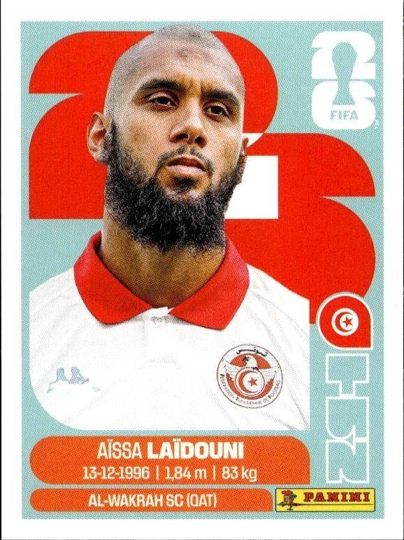 2026 Panini FIFA World Cup Aïssa Laïdouni #TUN 10 trading card