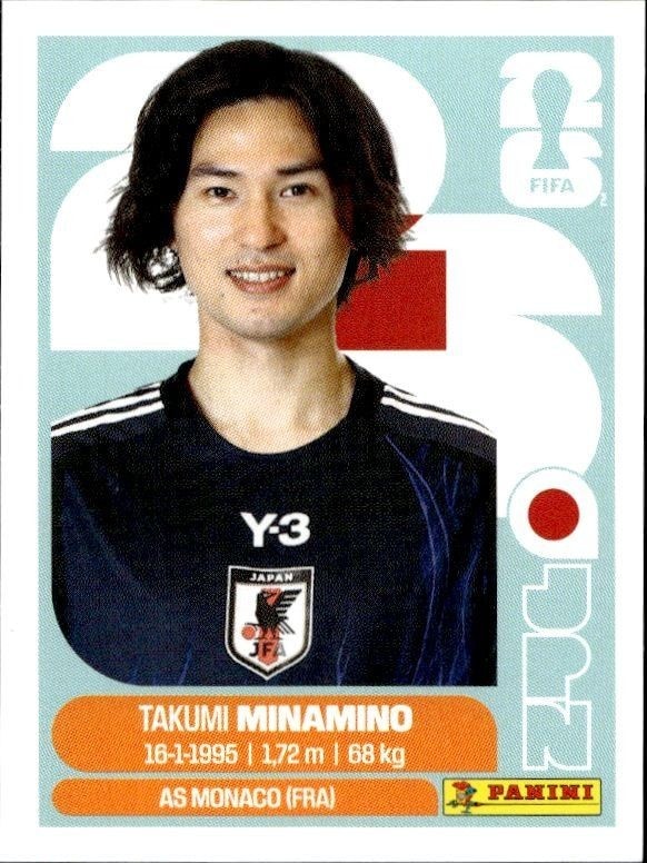 2026 Panini FIFA World Cup Takumi Minamino #JPN 16 trading card