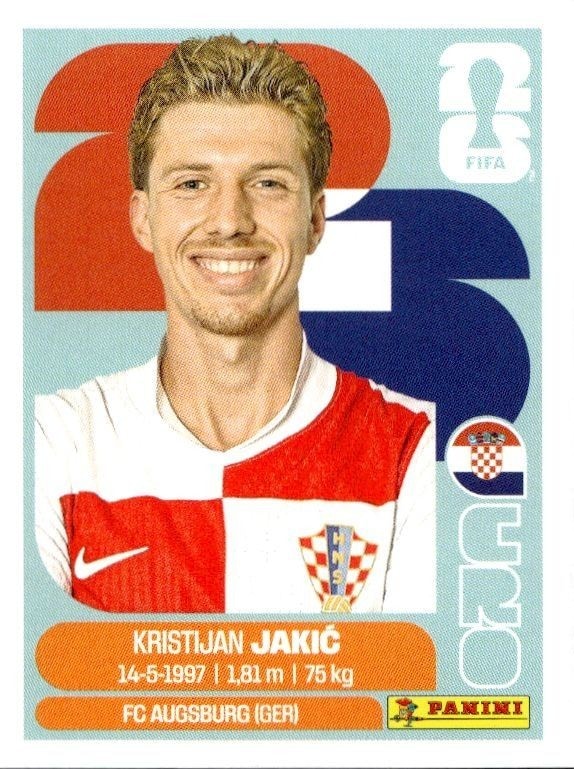 2026 Panini FIFA World Cup Kristijan Jakić #CRO 8 trading card